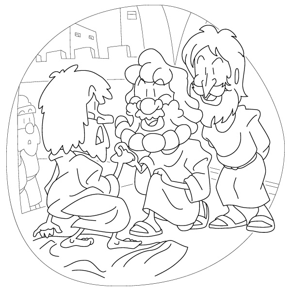 Peter and John healed a lame beggar