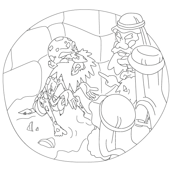 Job and three friends