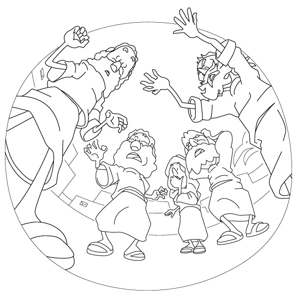 Paul heals a lame man