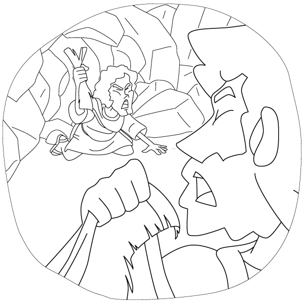 David spared Saul's life