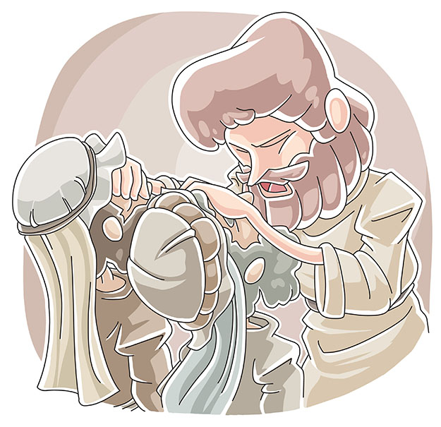 Jesus healed two blind men