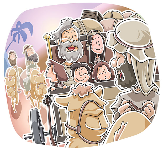 Jacob and his offspring went to Egypt