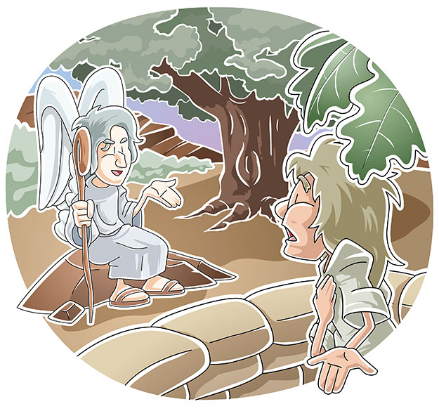 Gideon and the angel