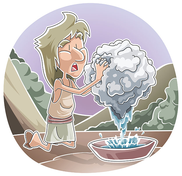 The sign of Gideon's fleece