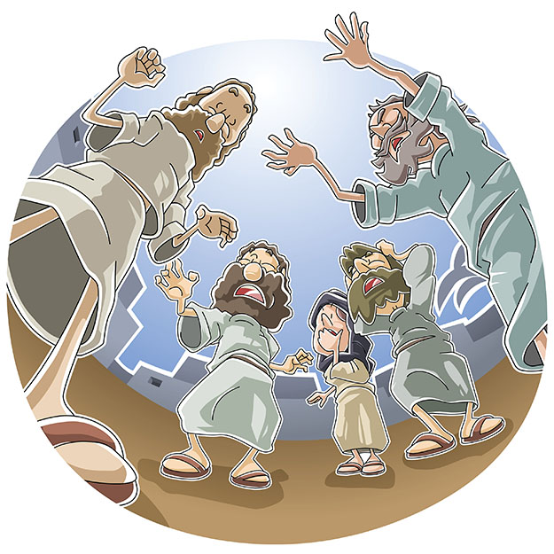 Paul heals a lame man