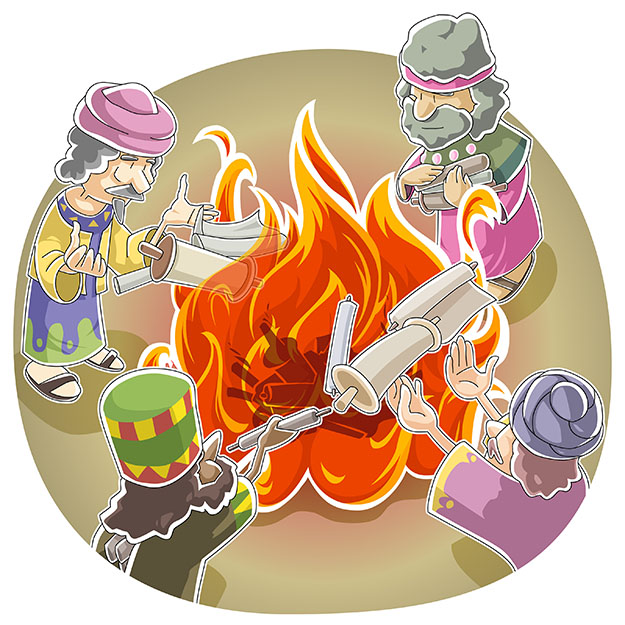 Sorcery scrolls burnt