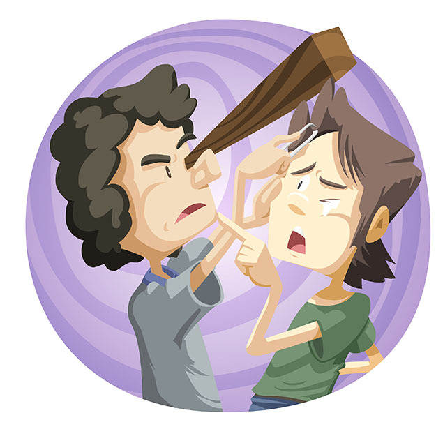 Take the plank out of your eye