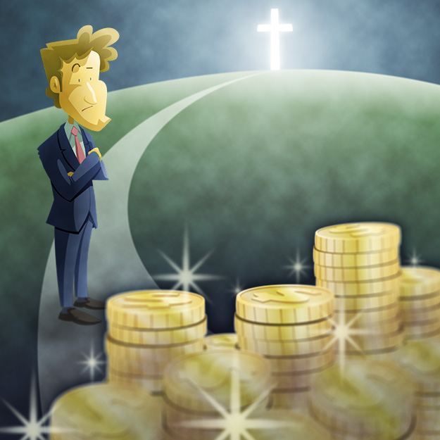 Cannot serve both God and money