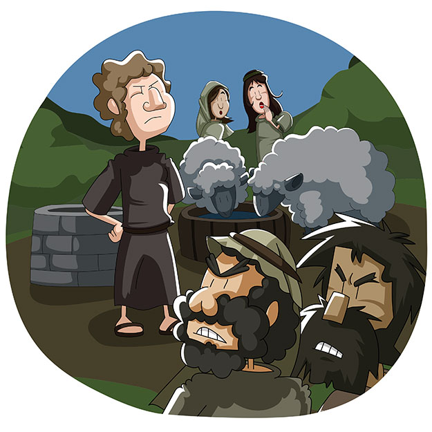 Moses Helped Midian Daughters